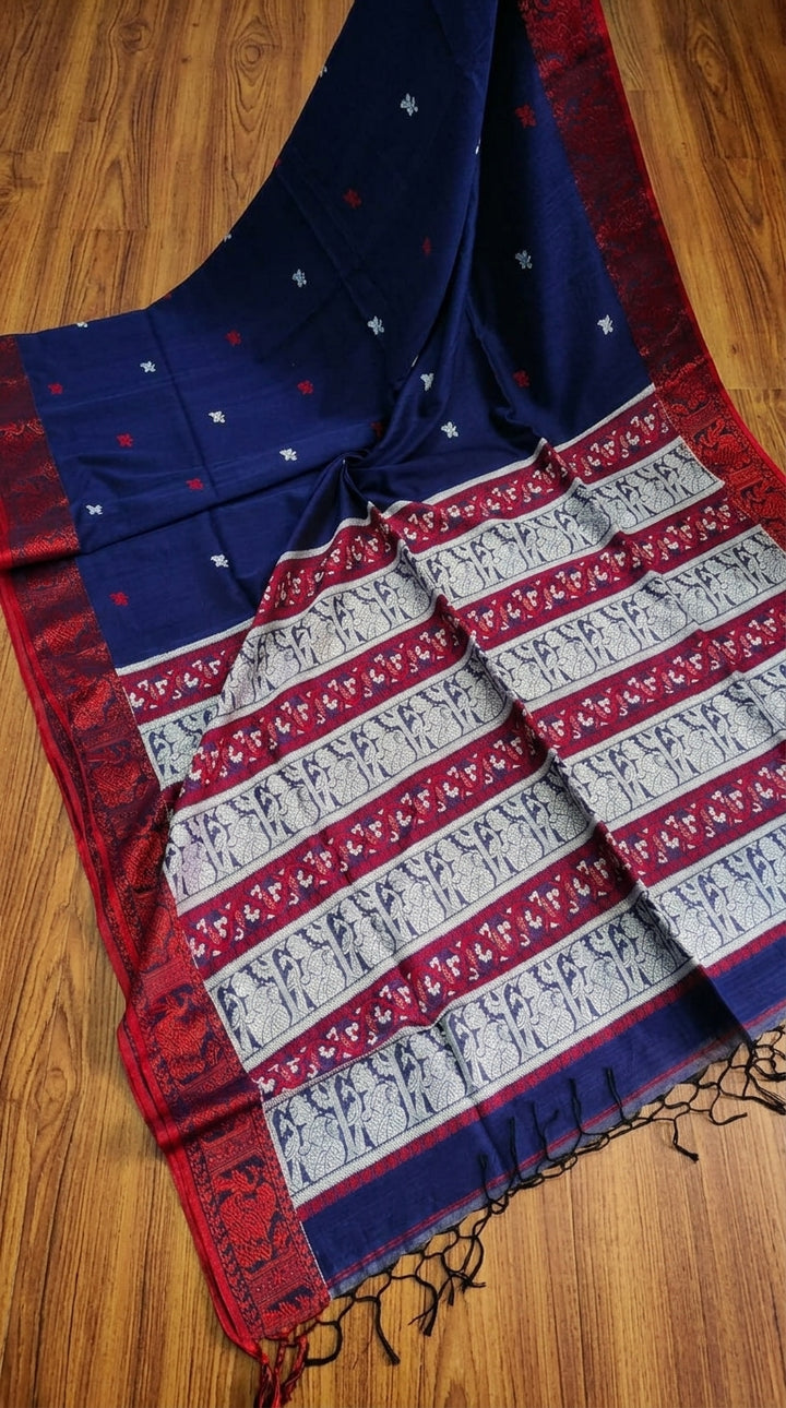 Ethereal Epics Baluchari Saree