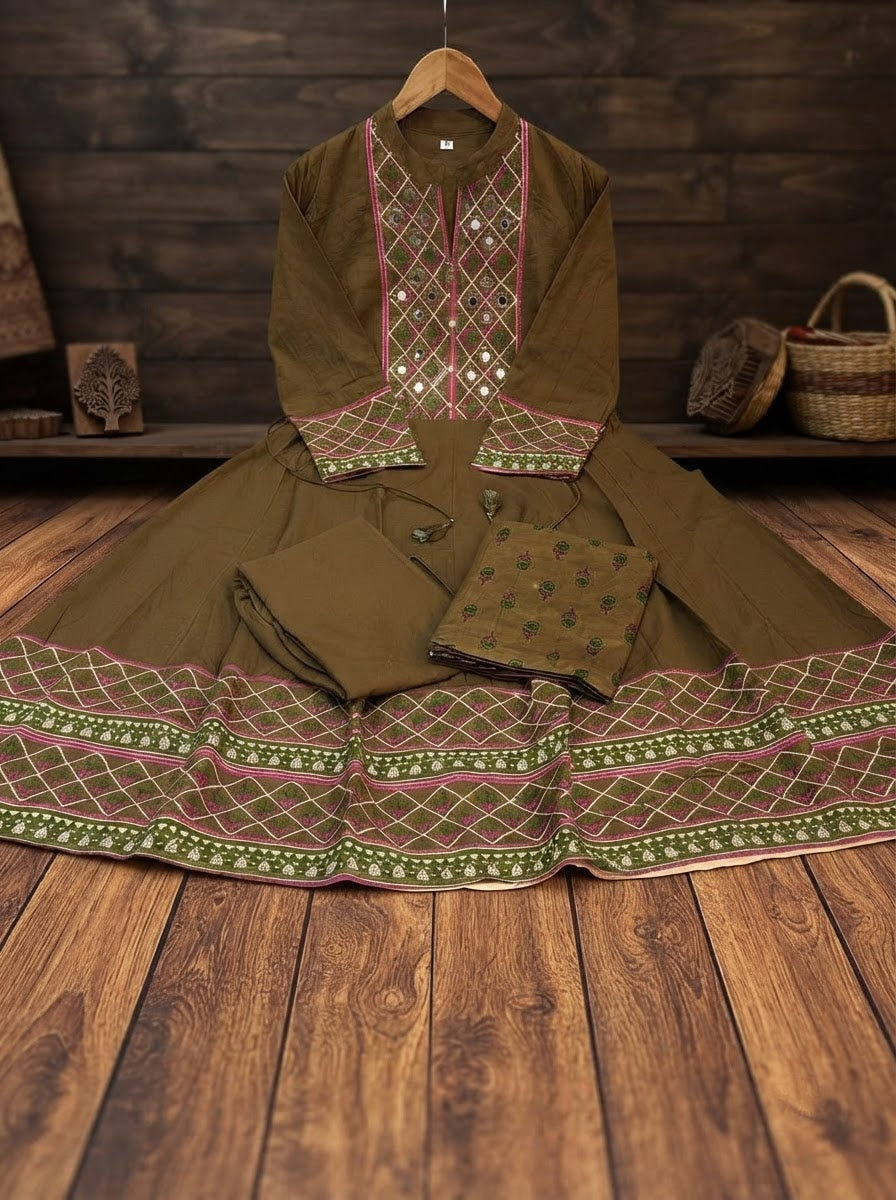 Mystic Reverie Cotton Kurti Set
