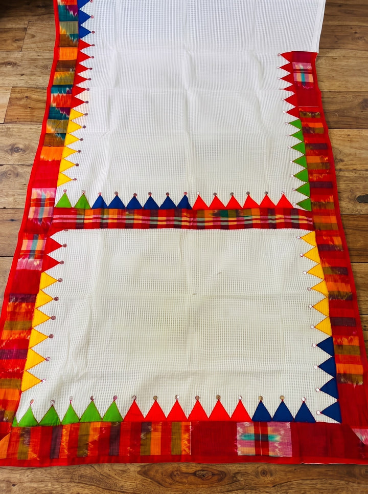 Dirgho Kahini- Temple Saree