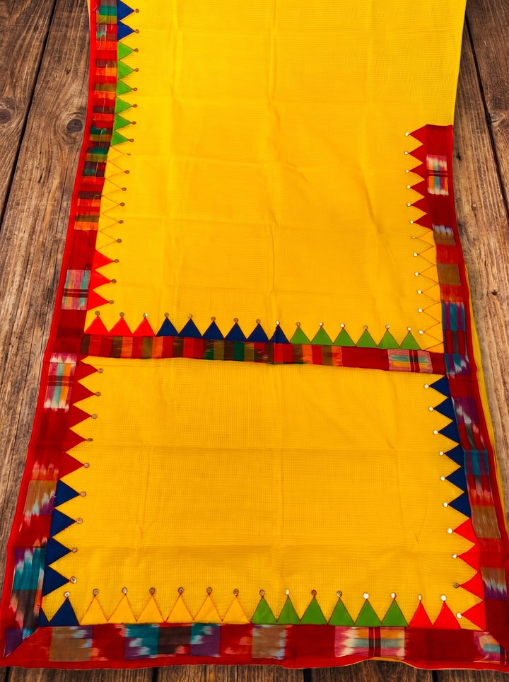 Dirgho Kahini- Temple Saree