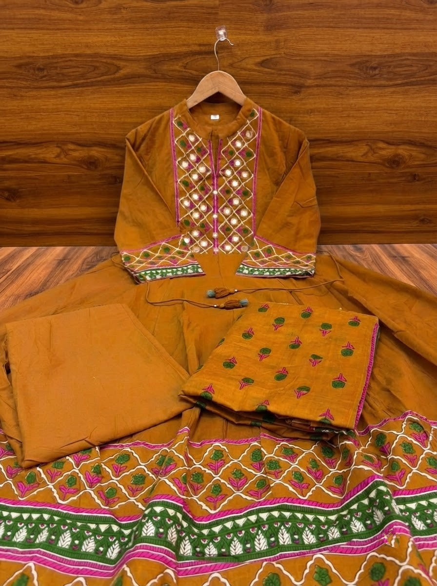 Mystic Reverie Cotton Kurti Set