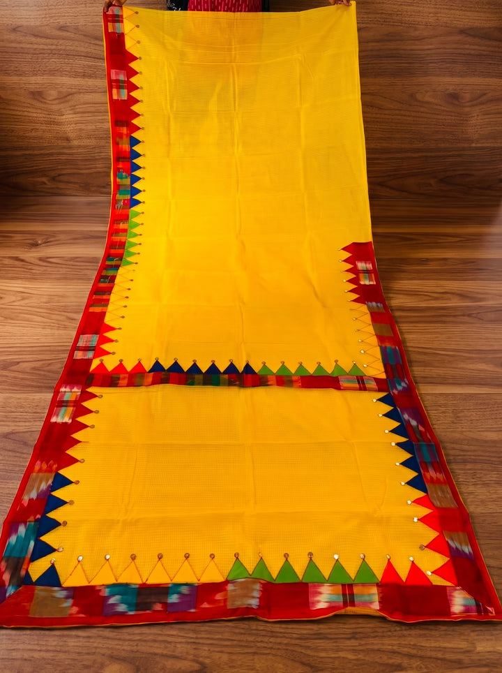 Dirgho Kahini- Temple Saree