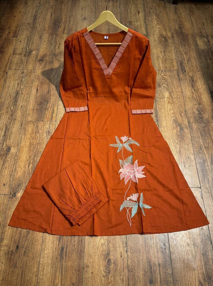 Avika Cotton Kurti Set