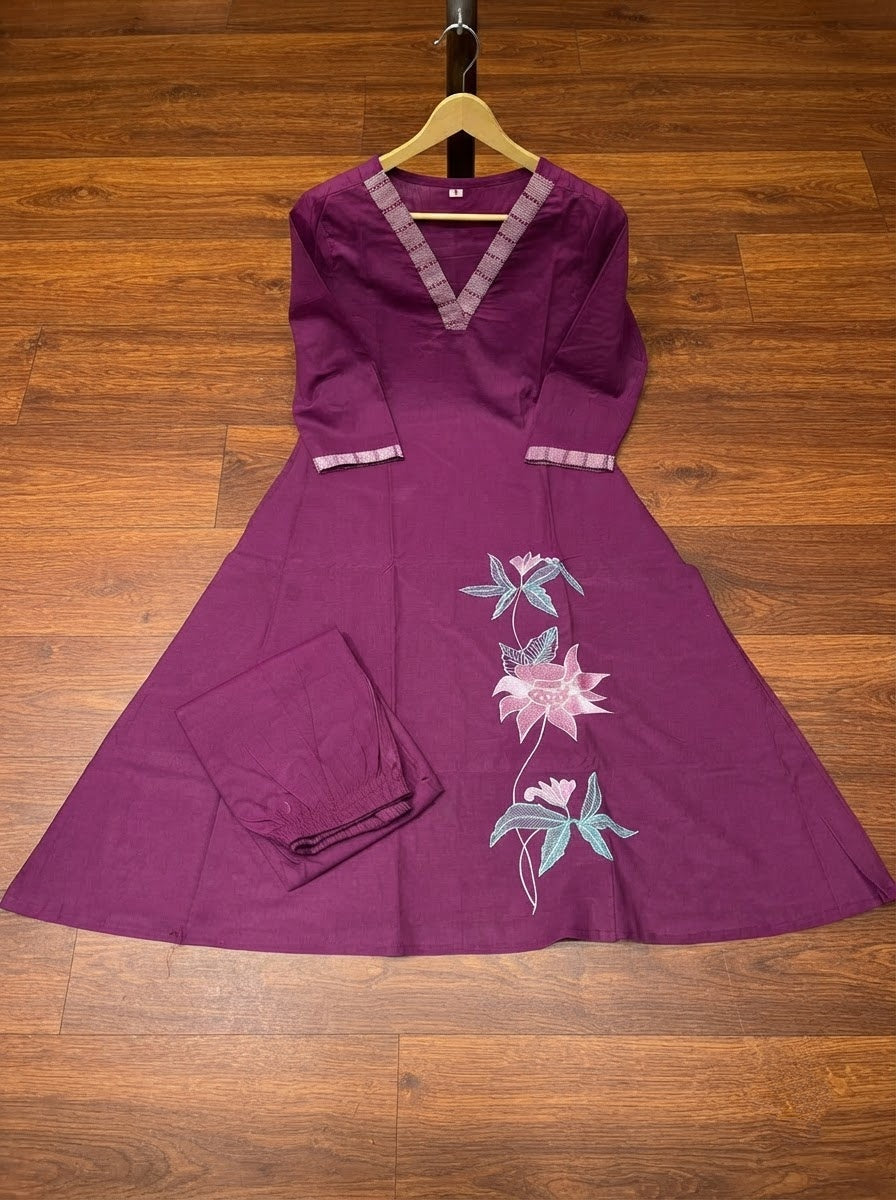 Avika Cotton Kurti Set