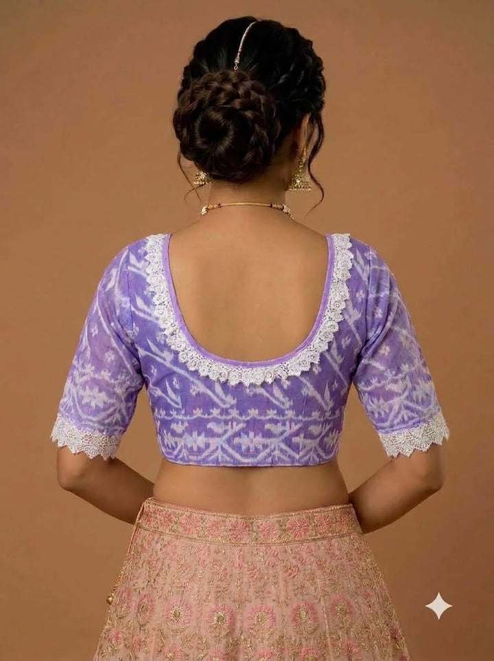 🌸Vrinda Vani Jamdani Blouse 🌸
