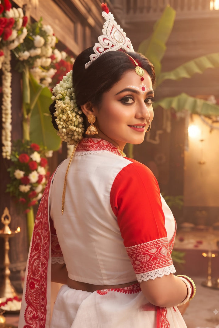 Briddhi Abhushan – Embroidered Cotton Silk Designer Blouse