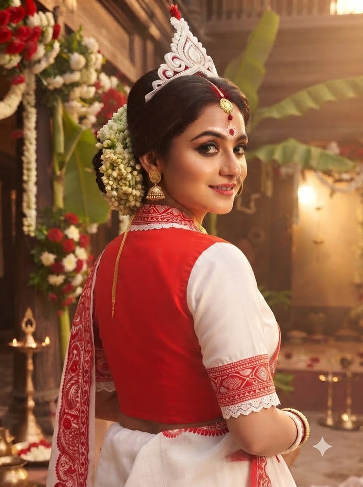 Briddhi Abhushan – Embroidered Cotton Silk Designer Blouse