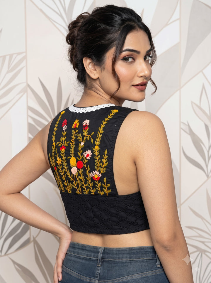 Mystic Lace Work - Designer Blouse
