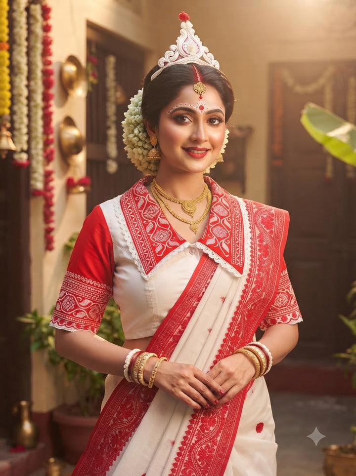 Briddhi Abhushan – Embroidered Cotton Silk Designer Blouse