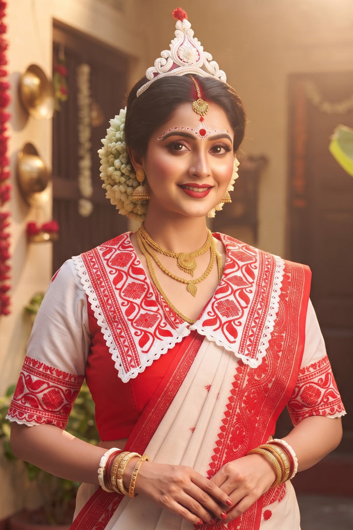 Briddhi Abhushan – Embroidered Cotton Silk Designer Blouse