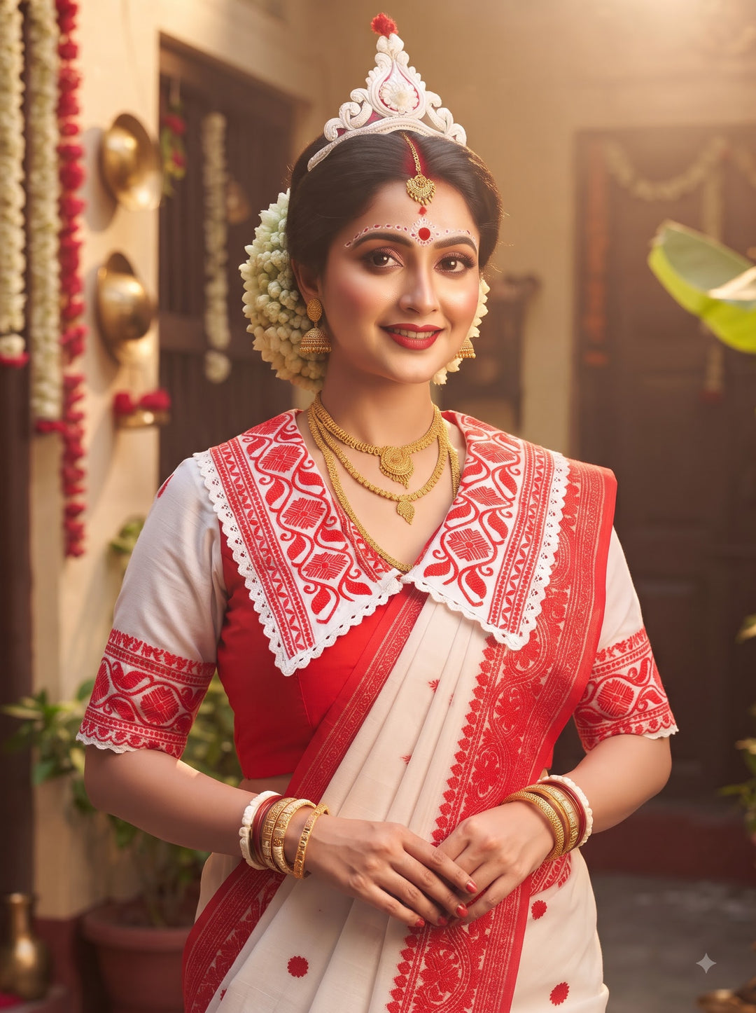 Briddhi Abhushan – Embroidered Cotton Silk Designer Blouse