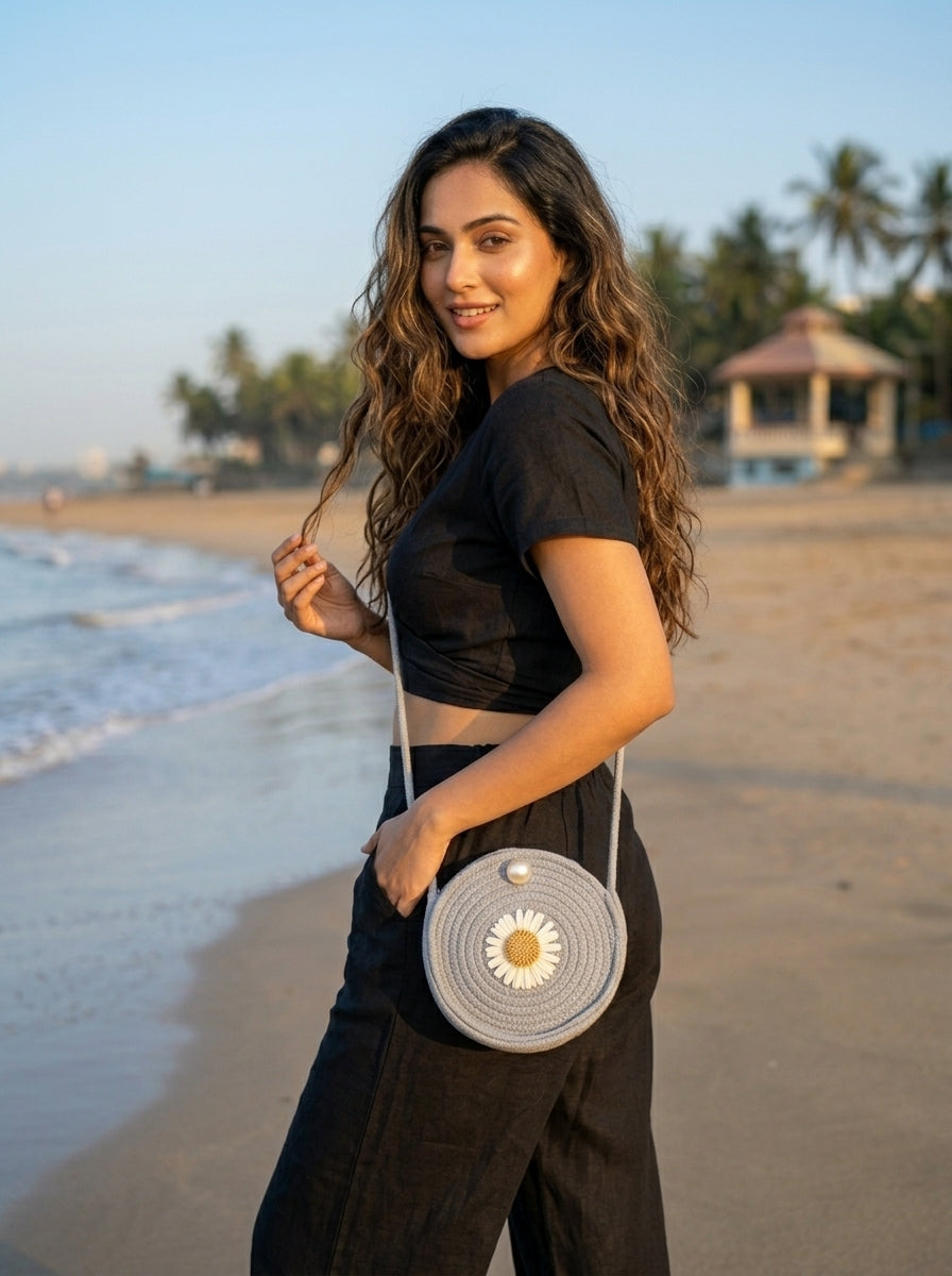 Round Sling Bag