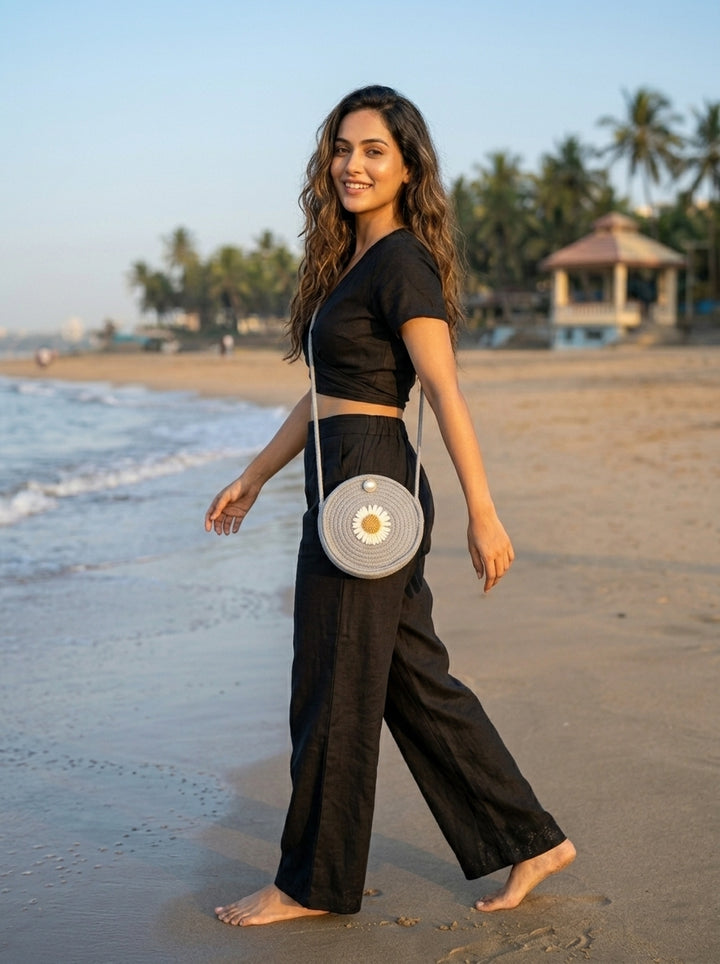 Round Sling Bag