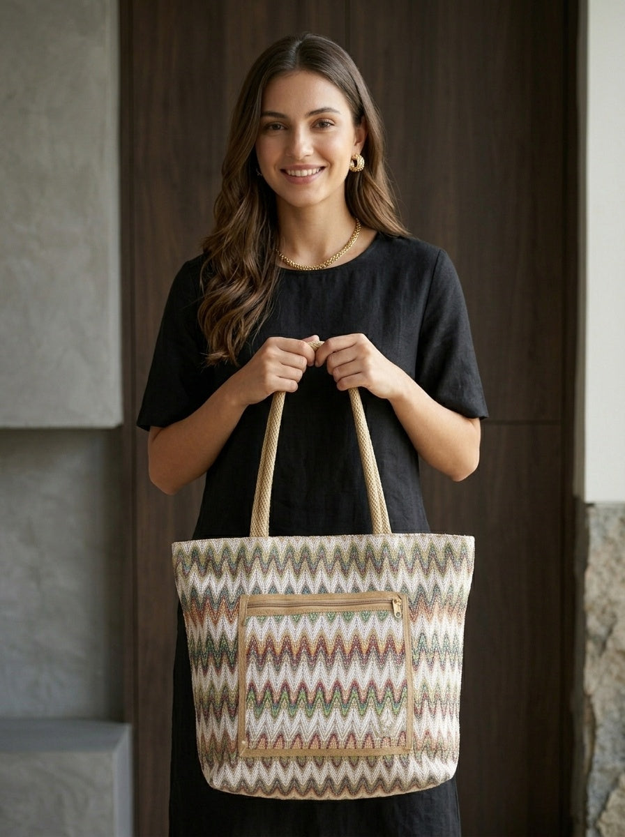 Earthsong - Boho Tote Bag