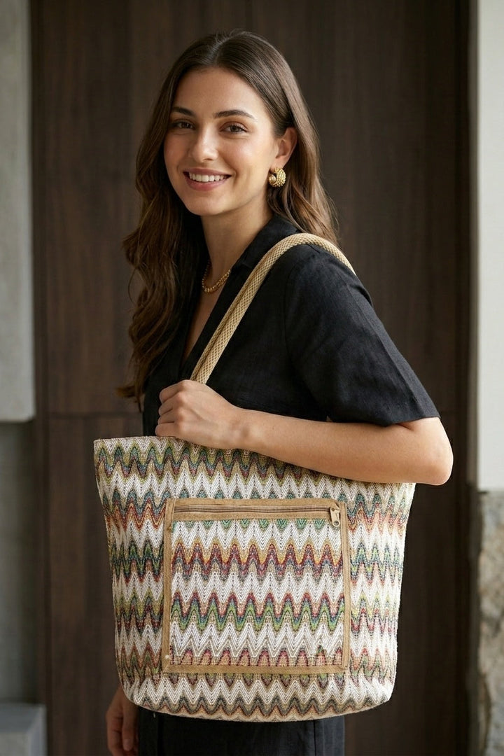 Earthsong - Boho Tote Bag