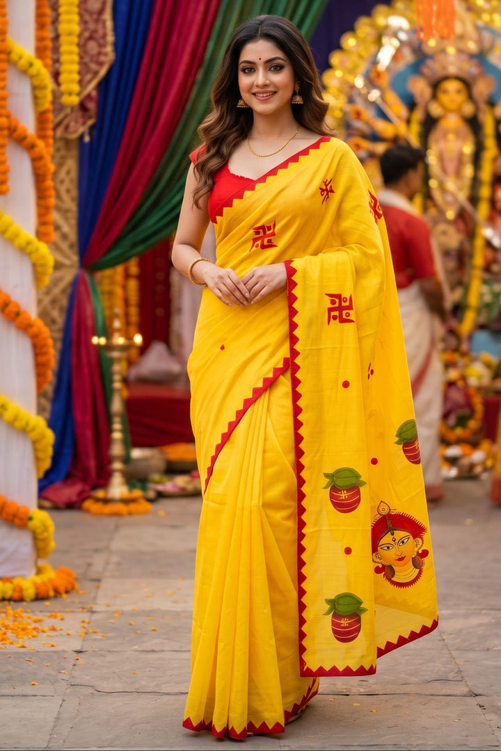 Shiuli Bela Cotton Silk Saree
