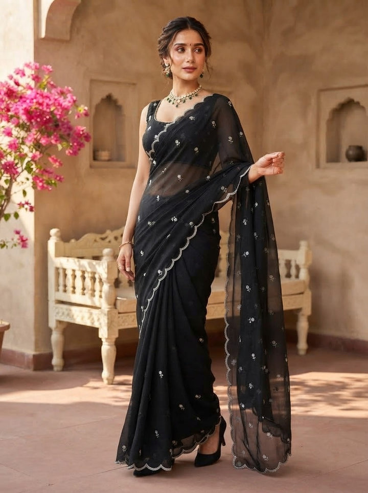 Aveline Grace - Georgette Saree