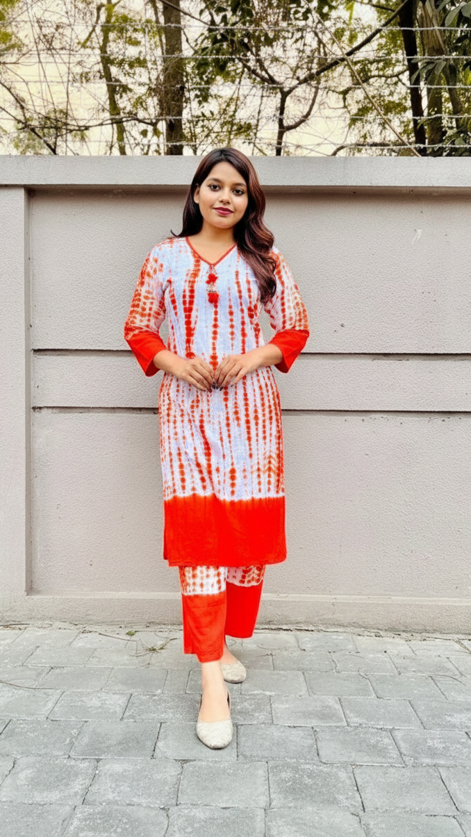 Wishing You The Best- Vibrant Kurti Set
