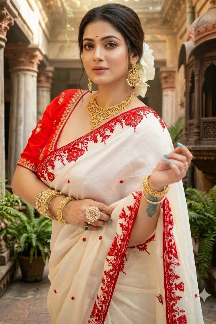 Srabanti Special Rangoli Silk Saree