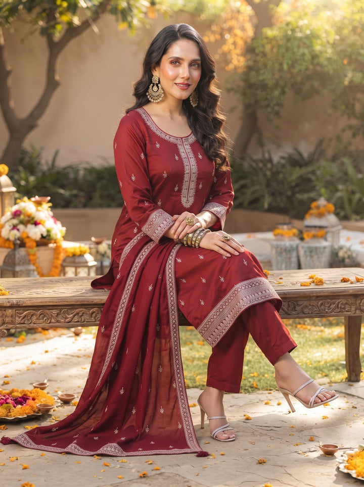The Modern World Cotton Kurti Set