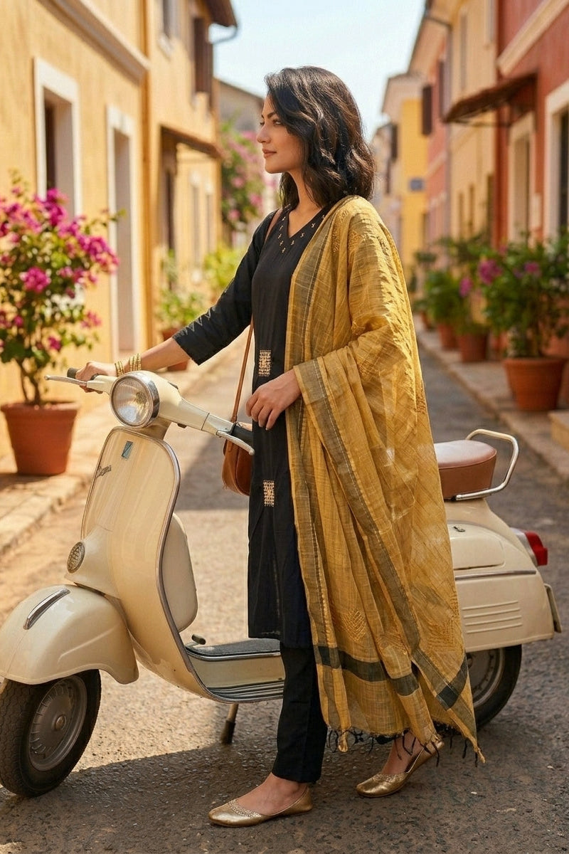 Twirling Into Tradition -Kurti Set