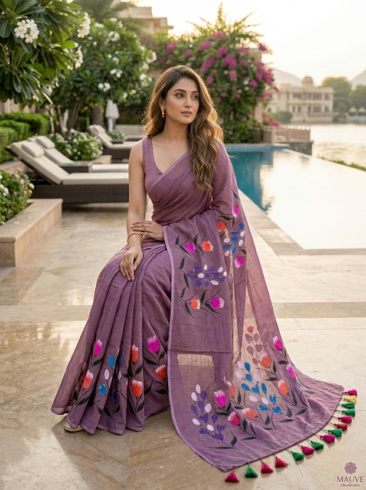 Tulip Vibe Mul Cotton Saree