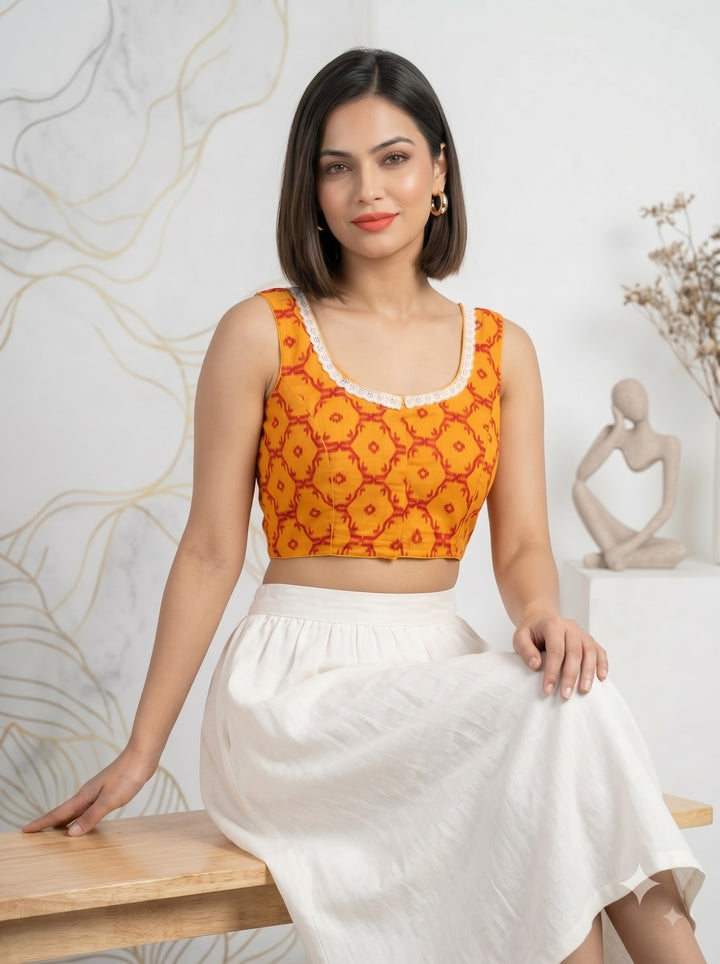 Be the Moment Jamdani Designer Blouse