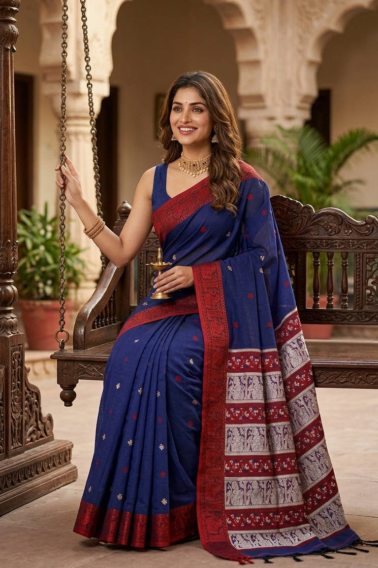 Ethereal Epics Baluchari Saree