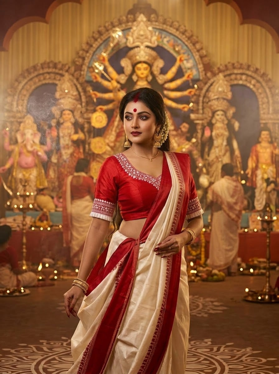 Adya Shakti Vichitra Silk Designer Blouse