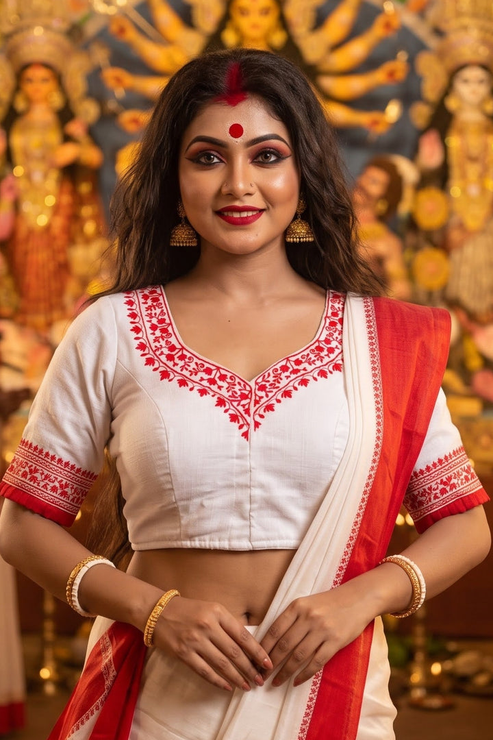 Adya Shakti Vichitra Silk Designer Blouse
