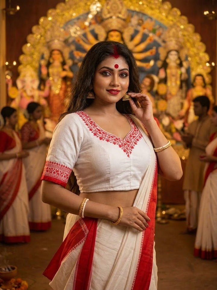 Adya Shakti Vichitra Silk Designer Blouse