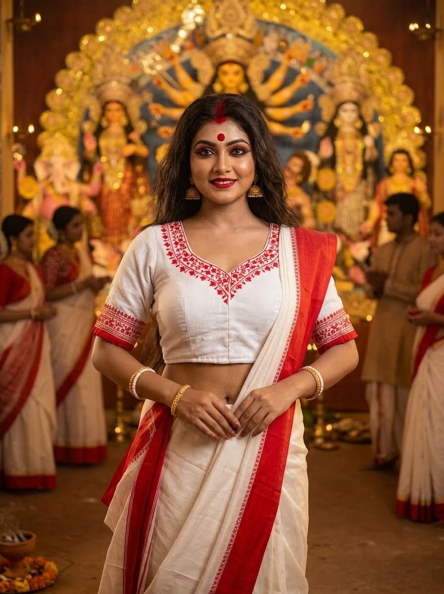 Adya Shakti Vichitra Silk Designer Blouse