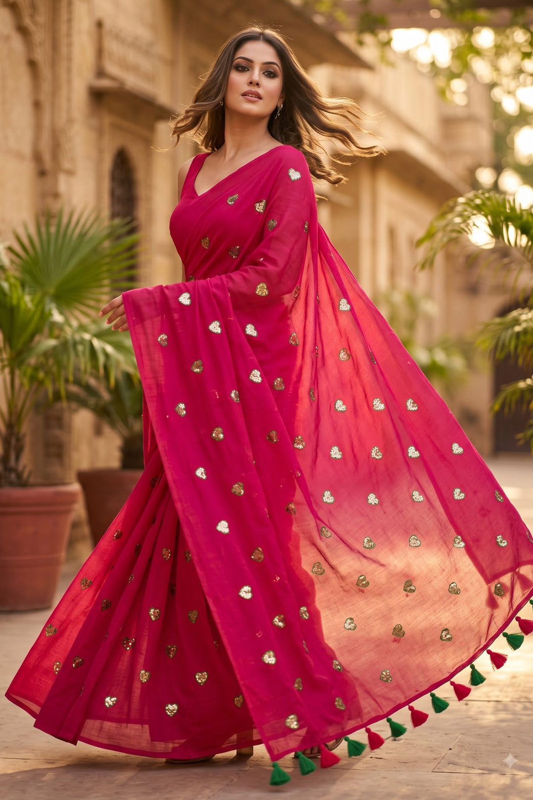 Anuragini Mul Cotton Saree