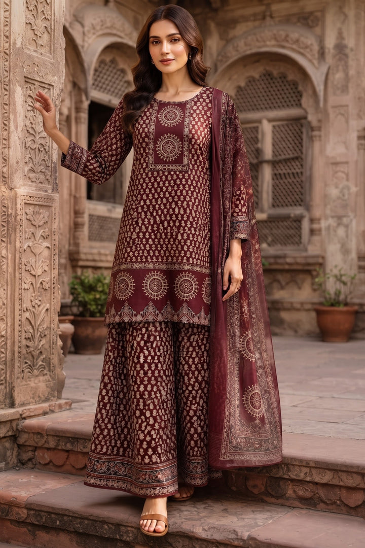 Floral Fable Cotton Kurti Set