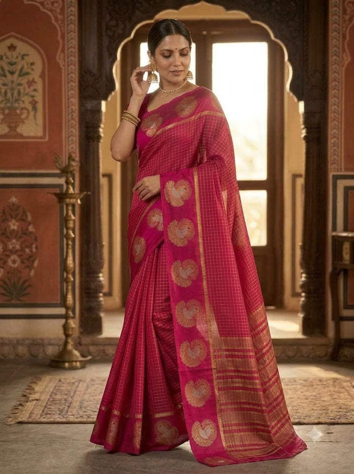 Legacy of Elegance Viscose Crepe Silk Saree