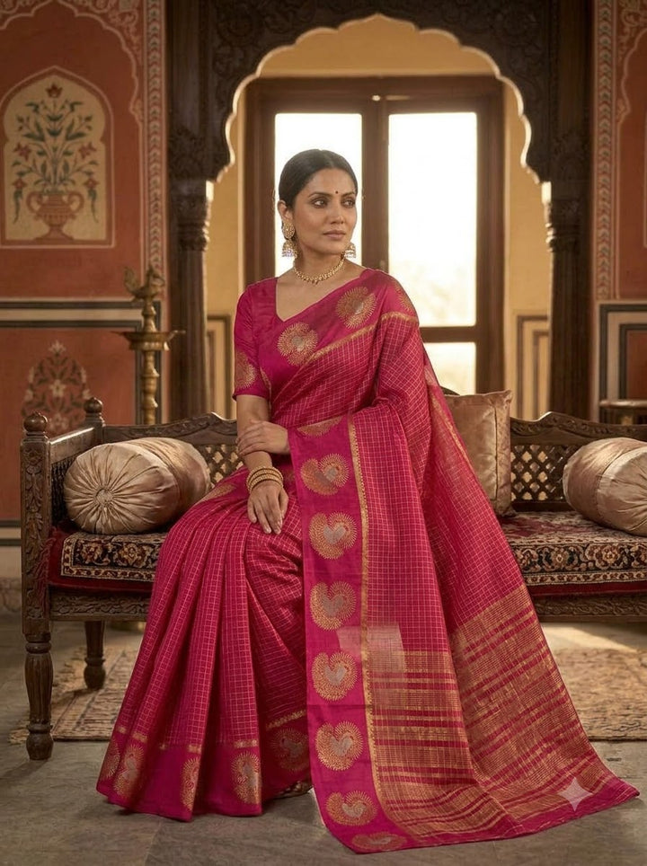 Legacy of Elegance Viscose Crepe Silk Saree