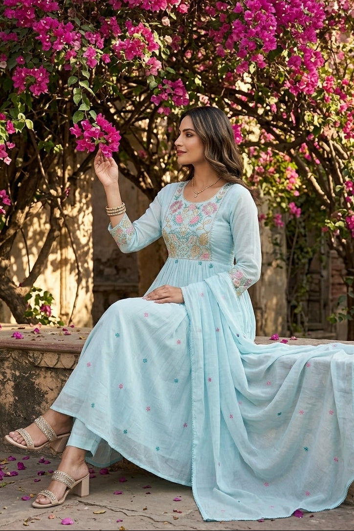 Breezy Vibes Cotton Suit Set
