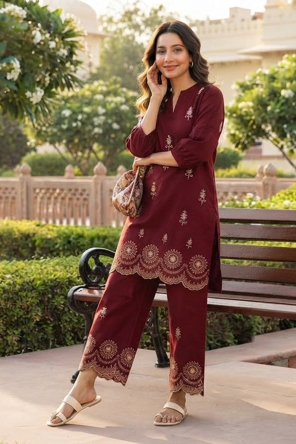 Lily Whisper Cotton Co-ords Set