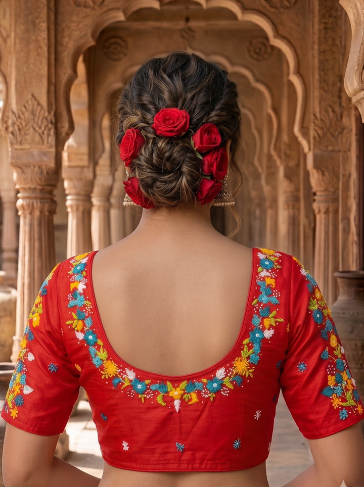Forever Enchanted – Handstitched Designer Blouse