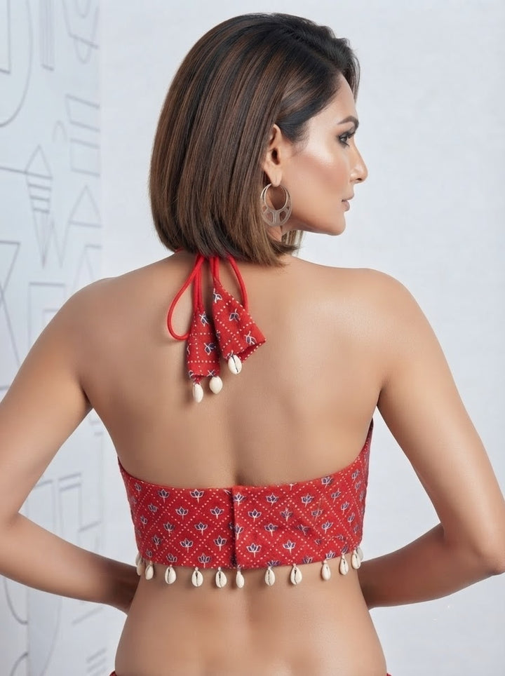 Too Hot to Be Basic – Ajrakh Blouse