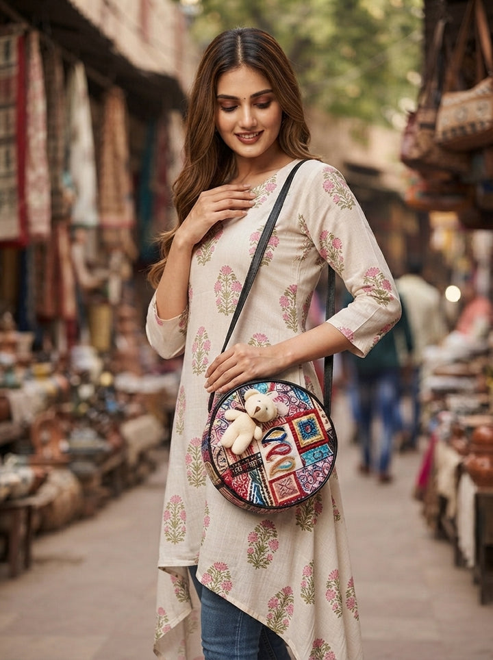 Be My Teddy -  Round Sling Bag