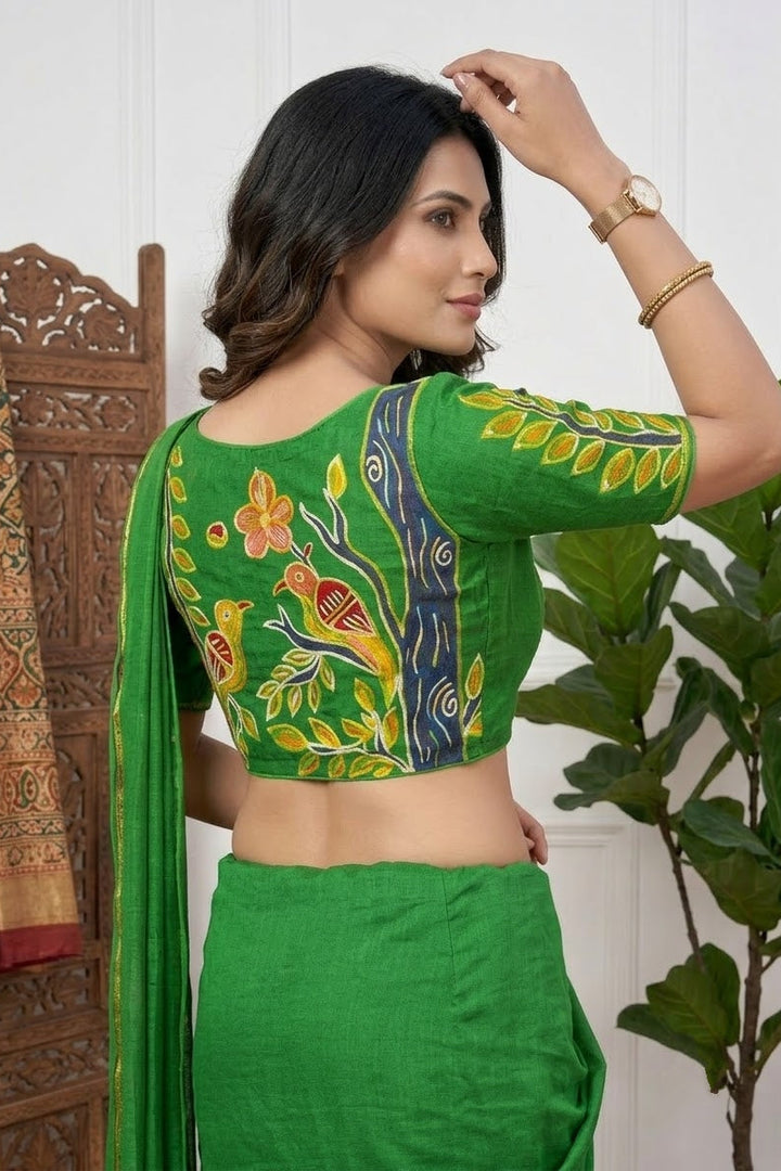 Song of the Sparrow – Batik Designer Blouse