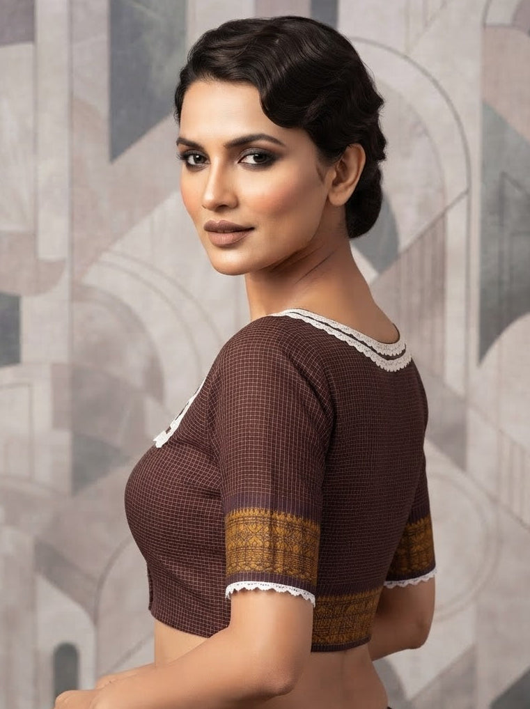 Retro Romance (Designer Cotton Blouse)