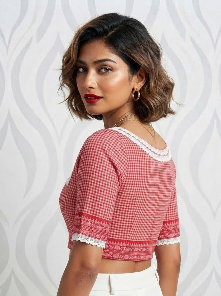 Retro Romance (Designer Cotton Blouse)