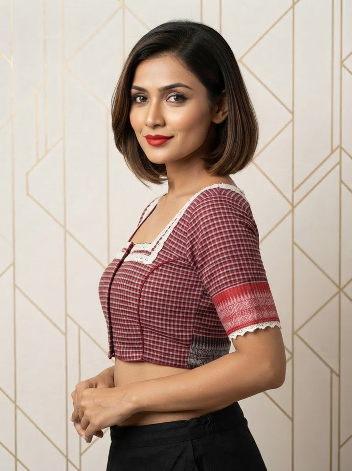Retro Romance (Designer Cotton Blouse)
