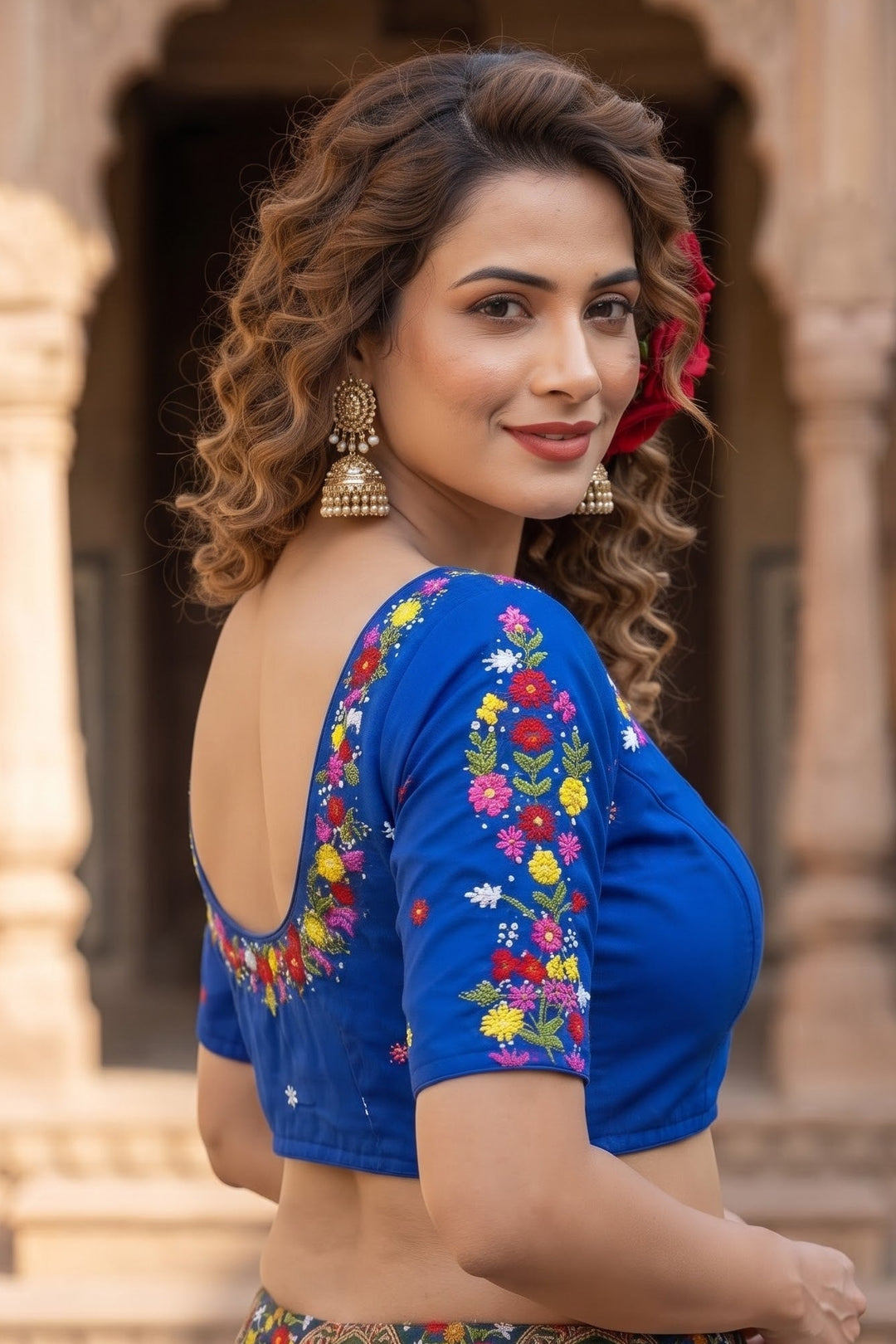 Forever Enchanted – Handstitched Designer Blouse