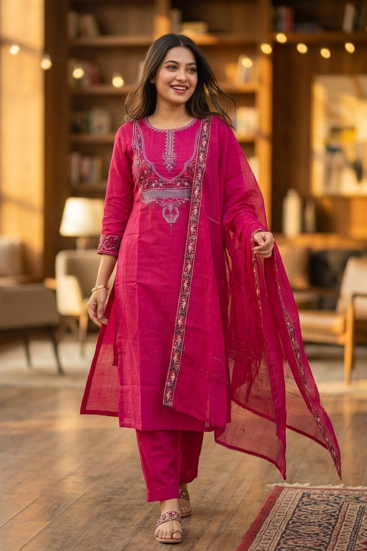 Remain Classic Cotton Kurti Set