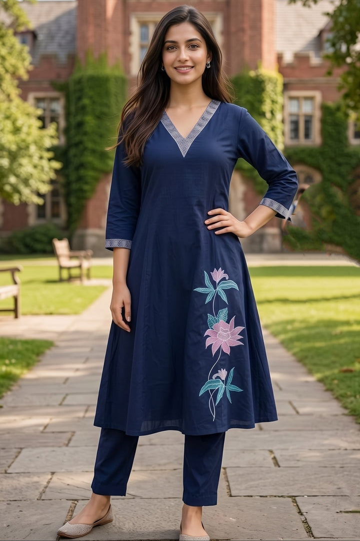 Avika Cotton Kurti Set