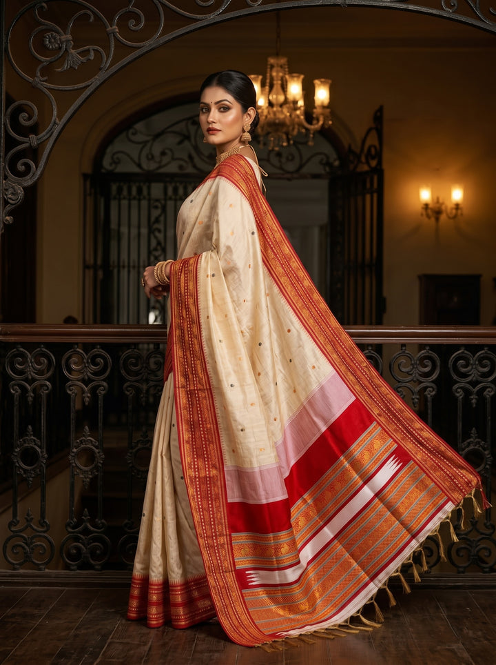 An Affair with Royalty Premium Semi Assam Silk Saree