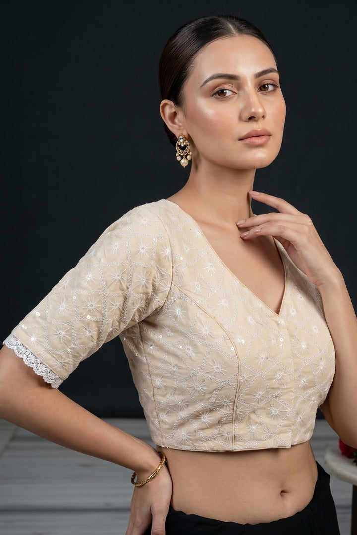 Nostalgic Grace Designer Hakoba Blouse